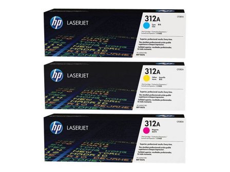 HP Toner CF440AM 312A 8,1K c/m/y 3/fp - Lyreco - Toner och bläck - Tonerkassetter - Toner HP