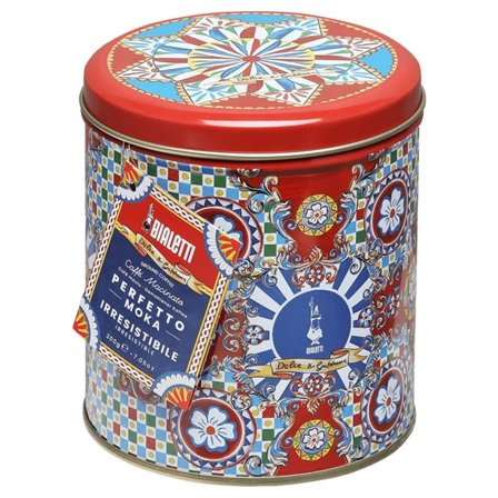 Bialetti D&G kahvia 250 g + kahvipurkki