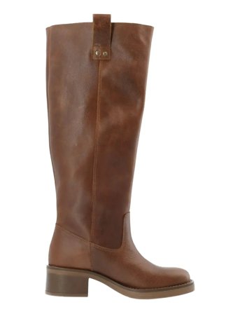 Bianco | Biamary Knee High Pull On Boot Pull Up Leather | 40