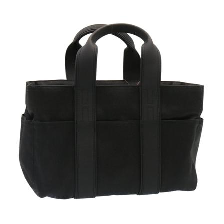 Hermès Vintage, Pre-owned Luco bag Zwart, Dames, Maat:ONE Size,Canvas