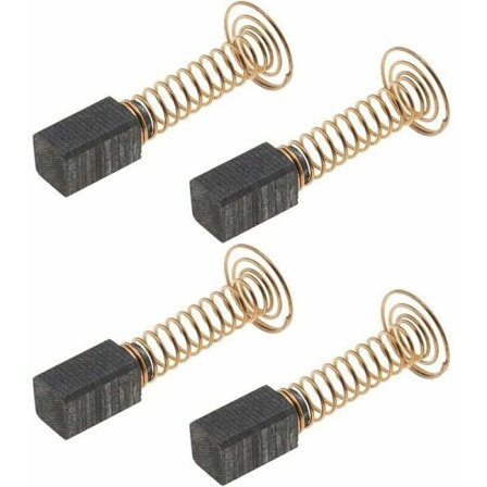 Kombinera 5 x 5 x 8 mm kolborstar med fjäderkopplingsmotorersättningsdel kompatibel med Bosch 300/395/595/3000 power