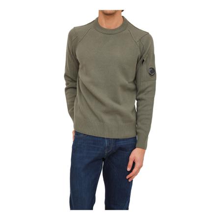 C.p. Company Round-neck Strik Grøn, Herre Strik