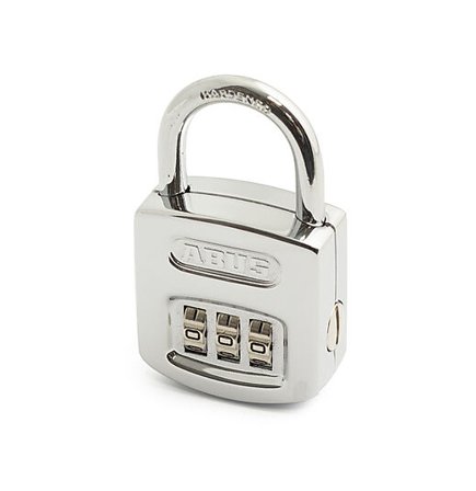 ABUS Hengelås 160/40 forkrommet med 3-sifret kode