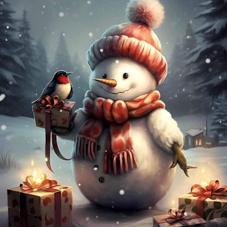 5D Diamantmaleri Kits til Voksne Jul, DIY Diamantkunst Ki