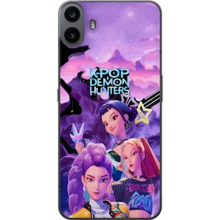 Kompatibelt Mobilskal till Nothing Nothing CMF Phone 1 K Pop Demon Hunters anime-design med tre hjältinnor i en stilig lila och rosa K pop-inspirerad