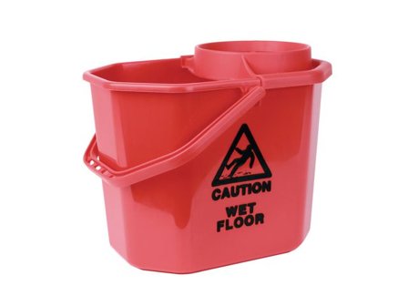 Hygienteknik Svabbhink Mini Röd 12l - Lyreco - Städ och hygien - Städredskap - Hinkar och tillbehör