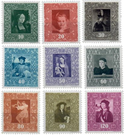 Liechtenstein 1949 - MICHEL 268-276 - Postfrisk