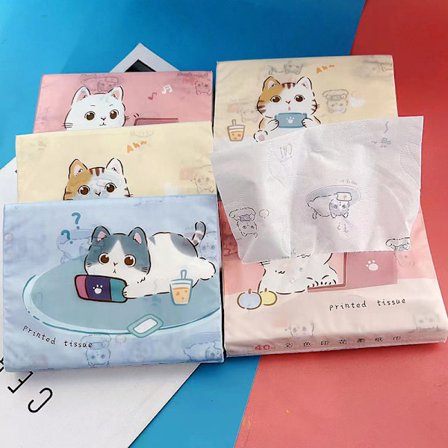 40 ark/förpackning Engångshandduk Vävnad Mjuk Tjock Torr Torkning