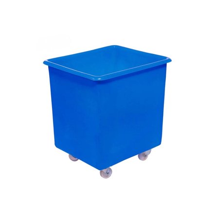 Mobile container truck, 510x460x460 mm, 72 L, blue