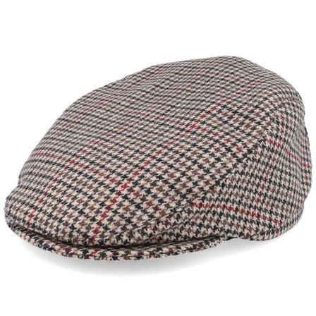 Mayser - Brun flatcap Keps - Frankie Soft Casual Brown Flat Cap @ Hatstore