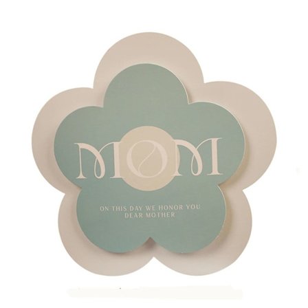 3 stk. Sammenleggbar Blomstereske Bukettinnpakningseske BLÅ