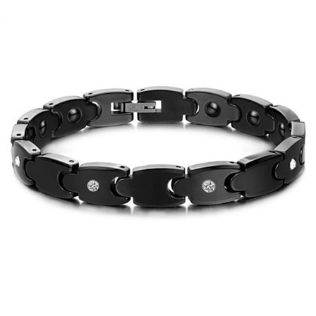 Dam kristall Mode Armband keramik 415 Svart armban