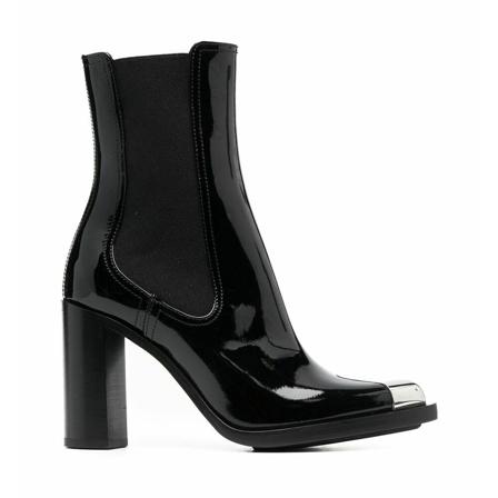 Alexander McQueen, Heeled Boots Czarny, Kobieta, Rozmiar: 38 EU