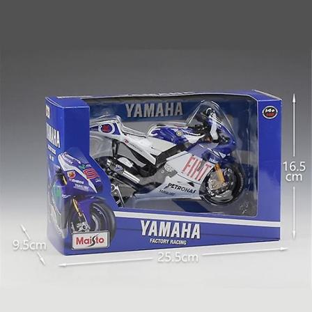 Maisto 1:10 Fiat Yamaha Moto Gp 2009 Rossi Alloy Racing Motorsykkel Modell Høy Simulering Metall Motorsykkel Modell Barn Leker Gave With retail box