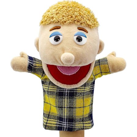 Familie Hånddukker, Dukker til Børn Rolleleg Familiemedlemmer 30 CM Multi-etniske Dukker Plys Blød, Hånddukker Familie Dukker Historie Legetøj Dukke