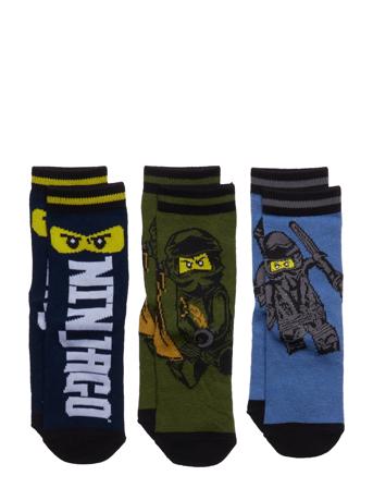 Lwalex 609 - 3-Pack Socks Socks & Tights Socks Svart LEGO Kidswear*Betinget Tilbud