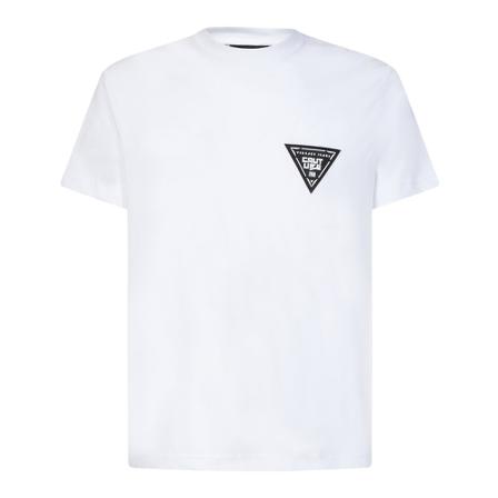 Versace Jeans Couture, Versace Jeans Couture T-shirts and Polos White Wit, Heren, Maat:L