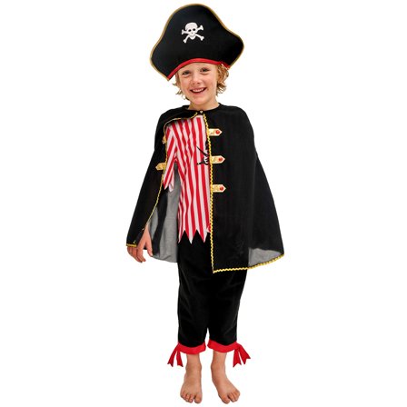Piratkapten Maskeraddräkt Barn 116-128 cm
