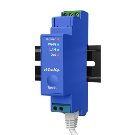 Shelly PRO 1 DIN Strømbryter Wi-Fi