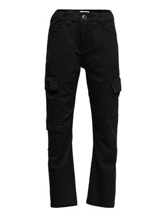 Trousers Twill Cargo Black Lindex