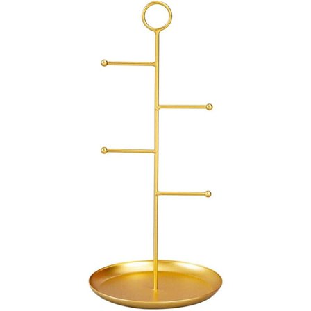 Koruteline, metallikoruteline korvakoruille, taottu rauta J