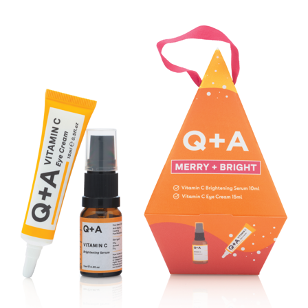 Q+A Merry + Bright Gift Set, 1 sett