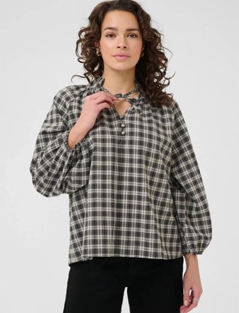 Kaffe Kaelna Blouse - Brown - 34
