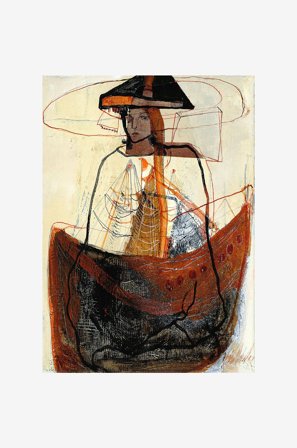 Malerifabrikken - Poster Fishing - Brun - Postere - Fra Homeroom