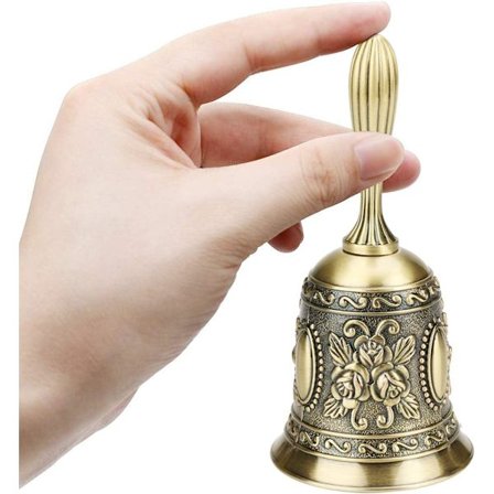 Håndklokke, Klassisk zinklegeringsklokke Traditionel klokke til skole, D