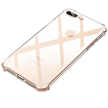 iPhone 7 Plus - Skyddande Floveme Silikonskal Transparent/Genomskinlig