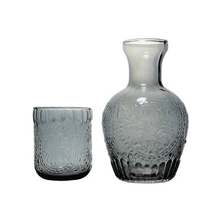 Juice Kanna Set Bediside Karaff Med Glaskopp Vardagsrum Kök Sovrum Vatten Kanna Set