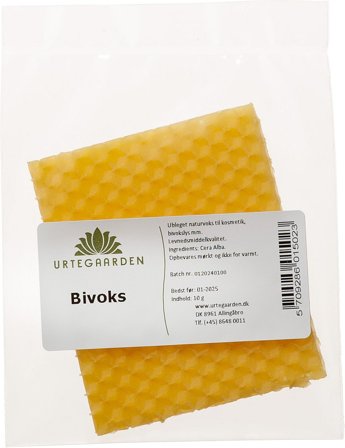 Urtegaarden Bivoks 10 g, Skincare, Ansigtspleje, Dagcreme