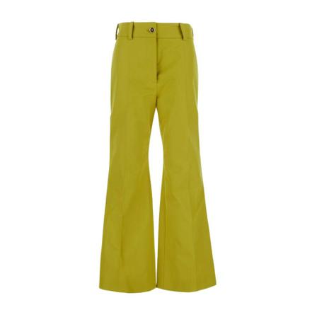 Patou, Wide Trousers Geel, Dames, Maat:XS