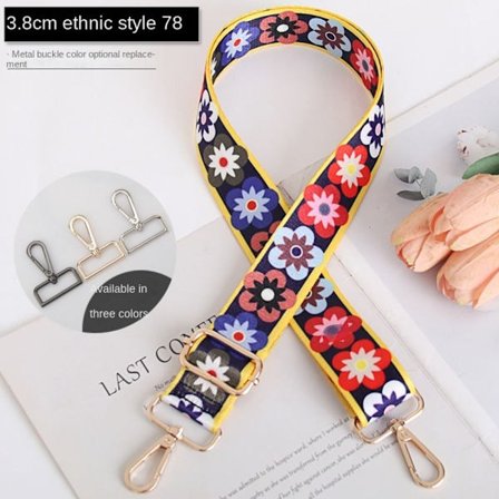 Rainbow-laukkuhihna CrossBody-laukun hihna MUSTA 3 MUSTA 3