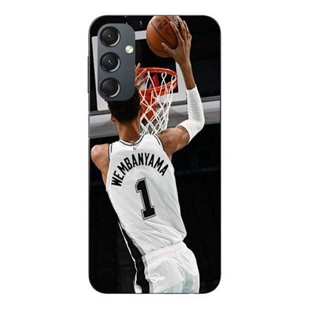 Skydd för Samsung Galaxy A14 Victor Wembanyama n°1 San Antonio Spurs Dunk Maniacase