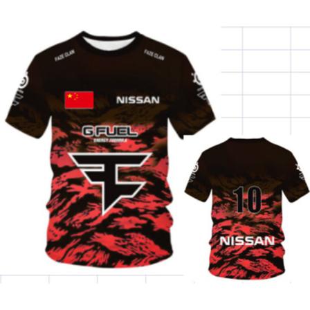 Faze Kortärmad T-shirt Med Esportstryck M
