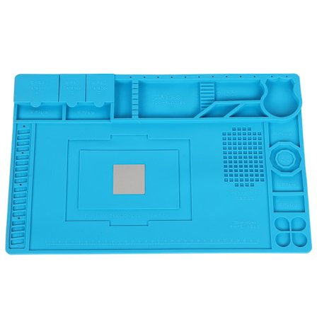 Varmebestandig magnetisk isolasjons arbeidsmatte silikon lodding telefon datamaskin reparasjonsmatte