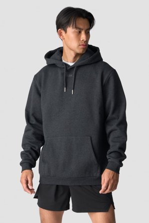 Everyday Hoodie Men Grey Melange
