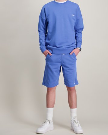 BOSS SHORT Niebieski Szorty Chłopiec - Kids Brand Store