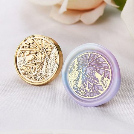 Tätning Kopparhuvud Vax Tätningsstämpel 8 8