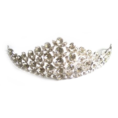 Kristall bryllup hår krone tiara