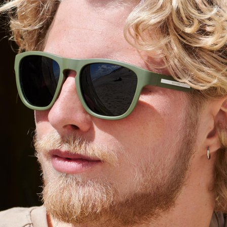 Occhiali da sole pieghevoli Winslow Thea verde oliva con lenti polarizzate per uomini - Occhiali da sole polarizzati