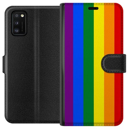 Kompatibelt Plånboksfodral till Samsung Samsung Galaxy A41 Pride Flagga