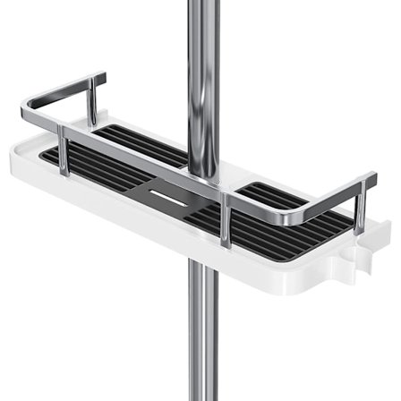 Brusehylde uden boring til brusestang Badeværelse Justerbar højde til brusestang Diameter 18-25 mm