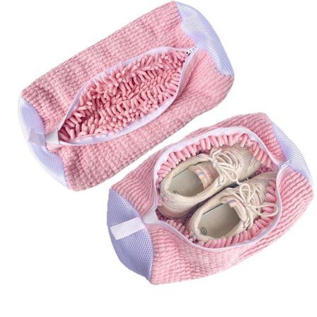 2-pak Chenille doven sko taske vaskemaskine ren og praktisk genanvendelig anti-deformation sportssko