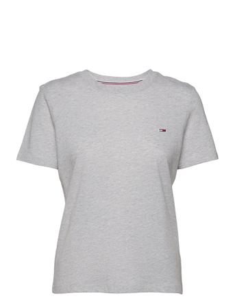 Tjw Regular Jersey C Neck T-shirt Top Grå Tommy Jeans