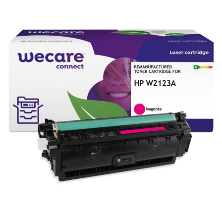 WECARE Toner HP W2123A 212A 4,5K magenta - Lyreco - Toner och bläck - Tonerkassetter - Toner WeCare