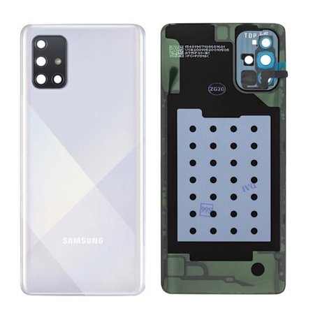 Batteri Fack - Samsung - Galaxy A71 - Crush Prism Silver - Förenklad Installation - 20g