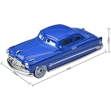 Disney Pixar Cars 3 Chick Hicks Politi McQueen Mater Fabulous Hudson Støbt Metal Legering Model Bil Legetøj til Drenge (Farve: Chick Hicks) PL Doc 