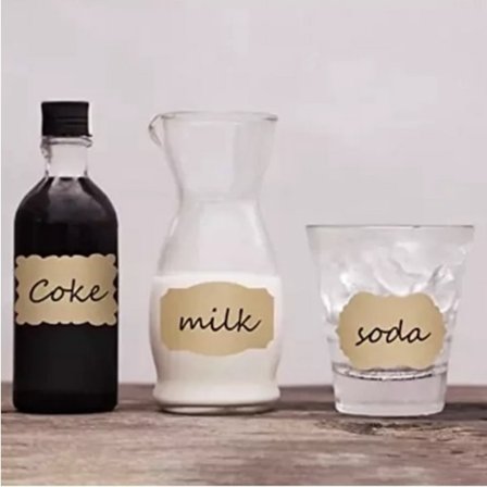 300 st. Klisteretiketter / Etiketter på Rulle